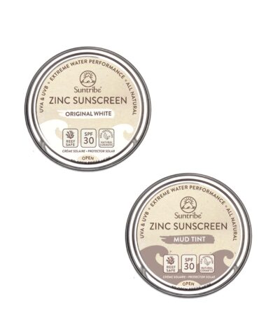 Suntribe Natural Sunscreen Zinc Face & Sports Cream SPF30 | 2 colors